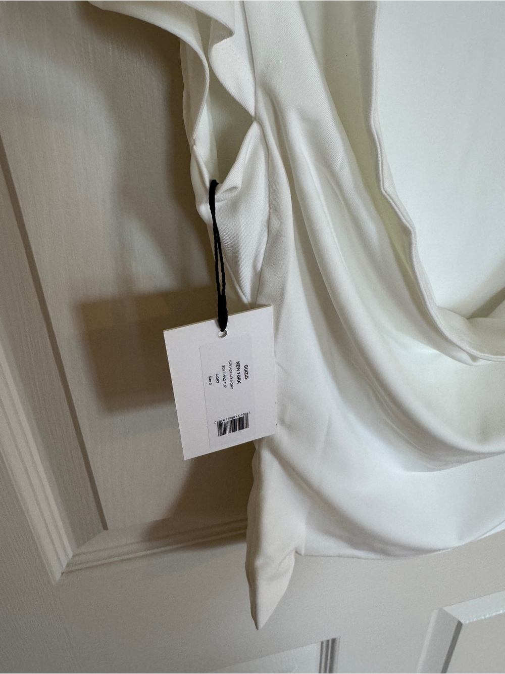 NWT Guizio Soffiano Top Blouse White - Picture 7 of 10